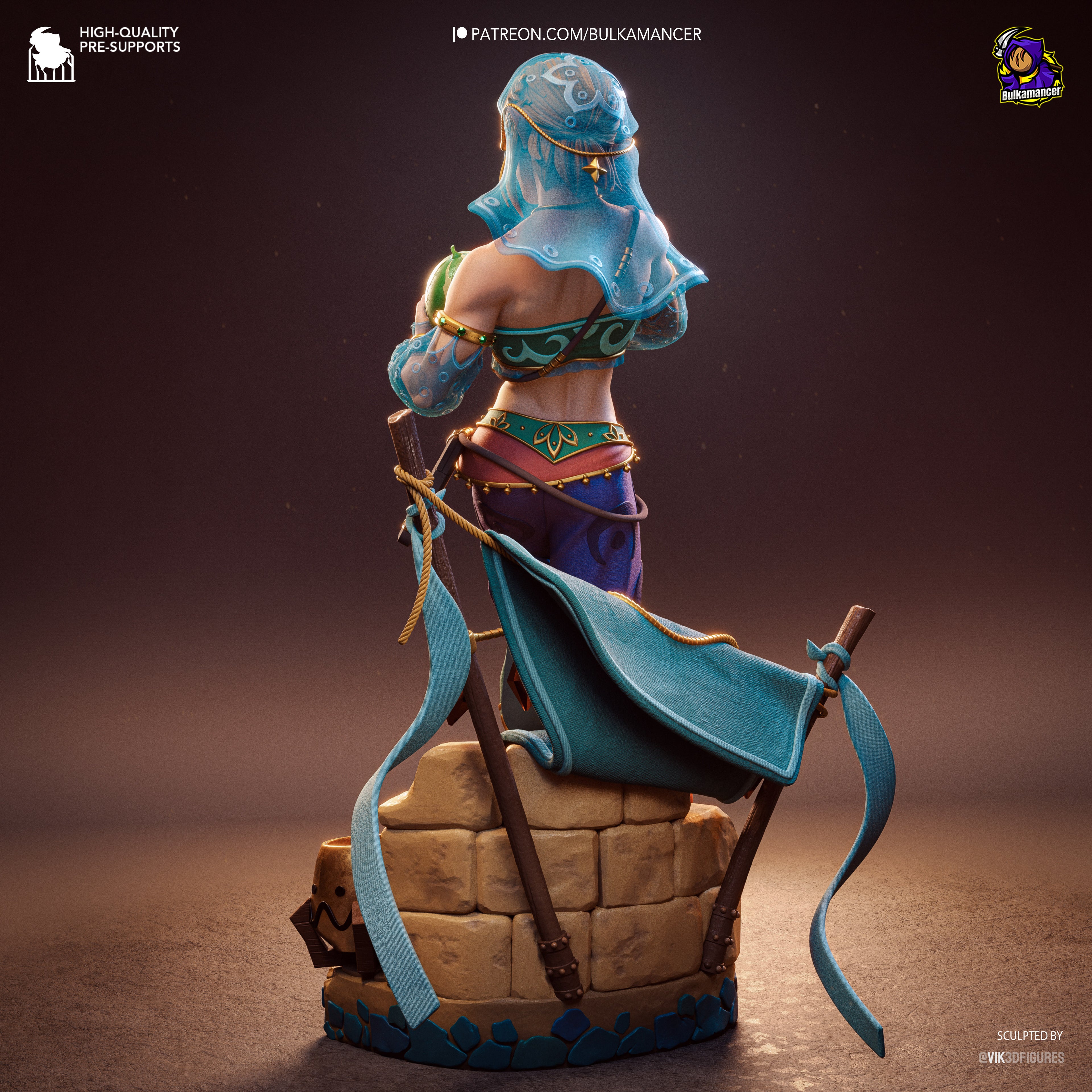 Gerudo Link - Zelda Tears of the Kingdom | Custom Statue 3D printed figure