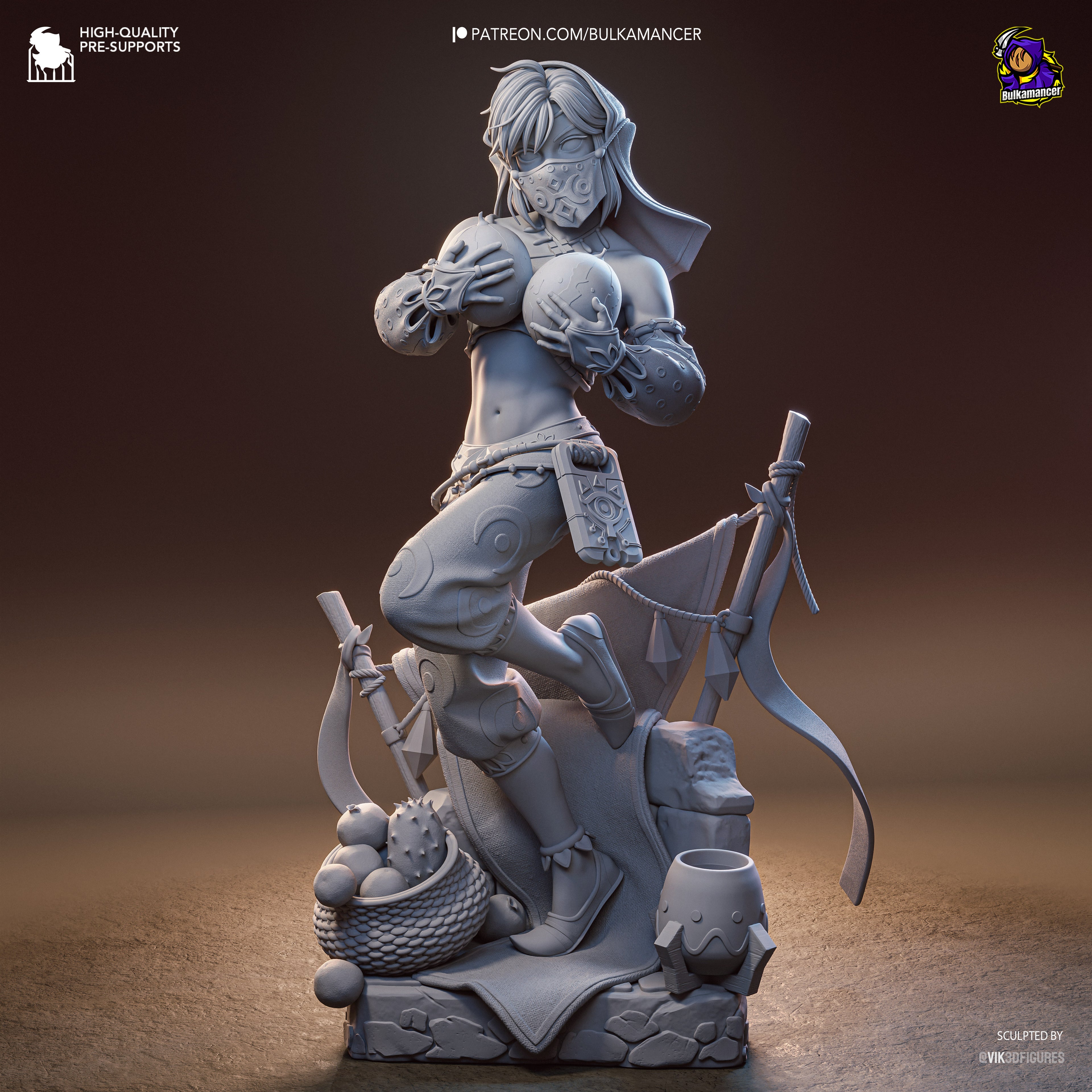 Gerudo Link - Zelda Tears of the Kingdom | Custom Statue 3D printed figure