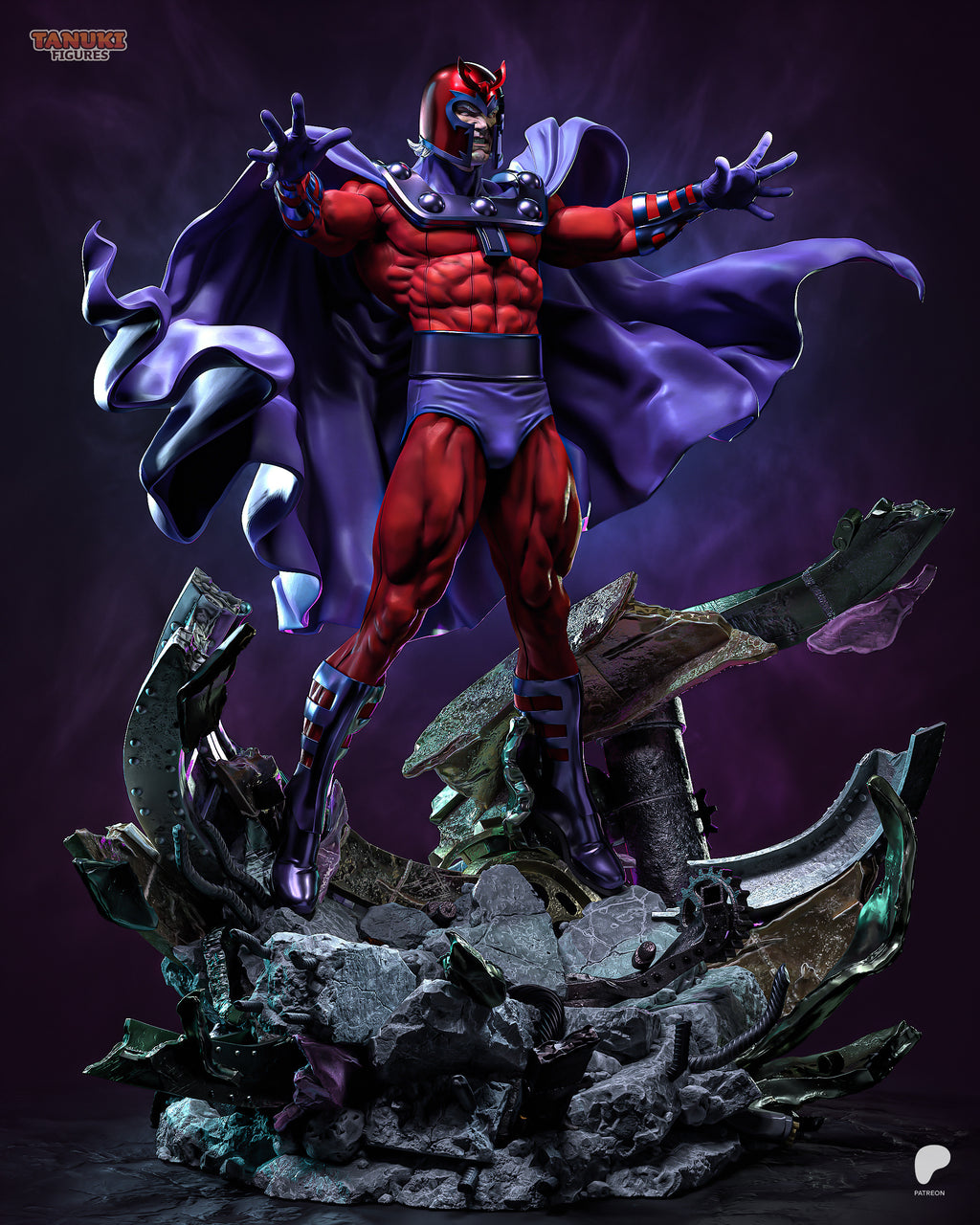 Magneto - X-Men | Custom Statue 3D printed figure