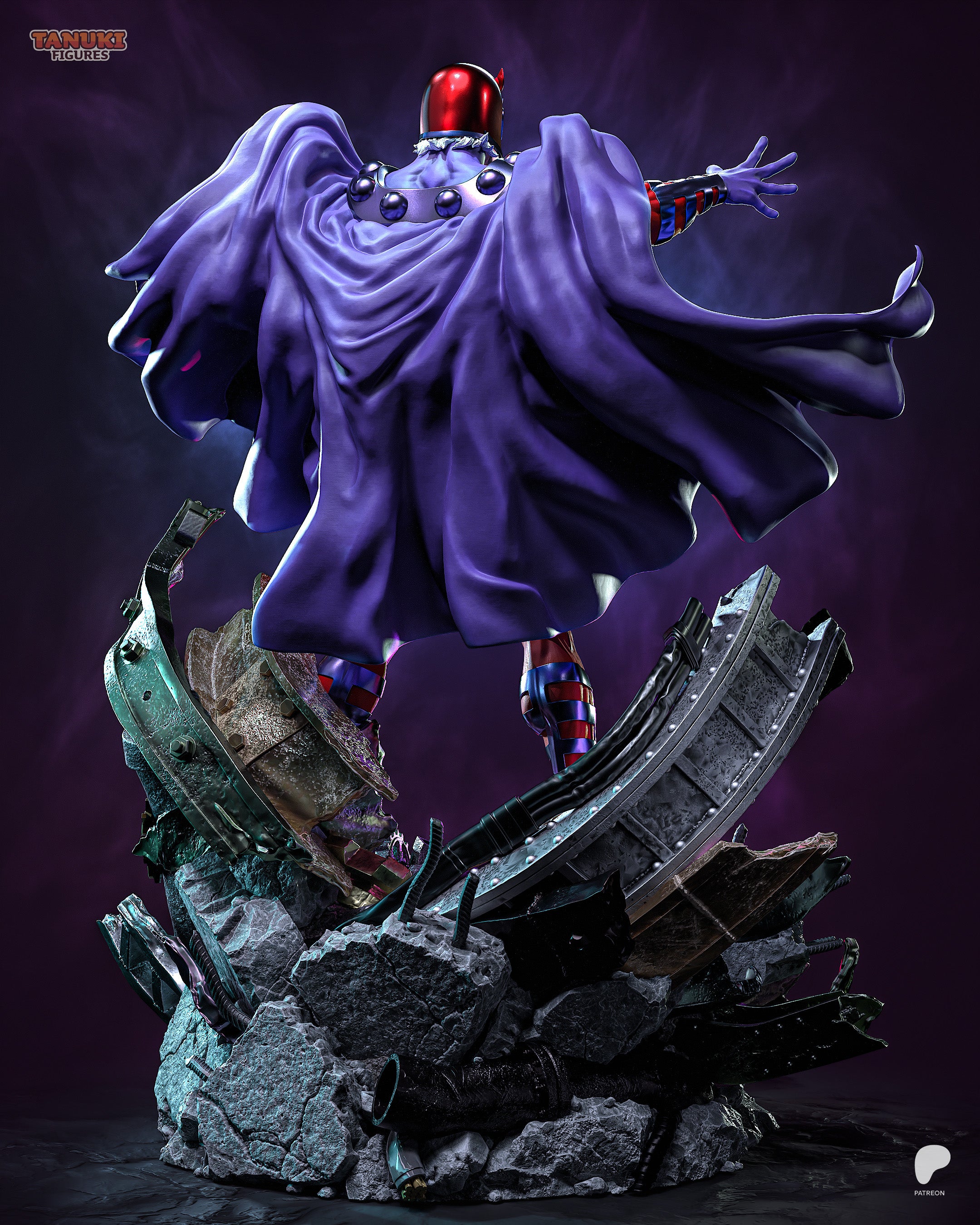 Magneto - X-Men | Custom Statue 3D printed figure