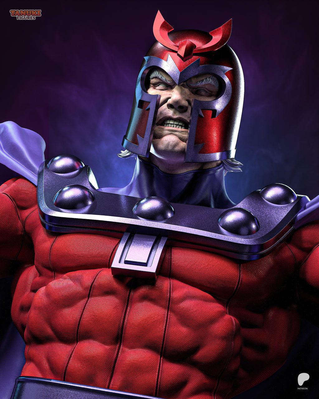 Magneto - X-Men | Custom Statue 3D printed figure