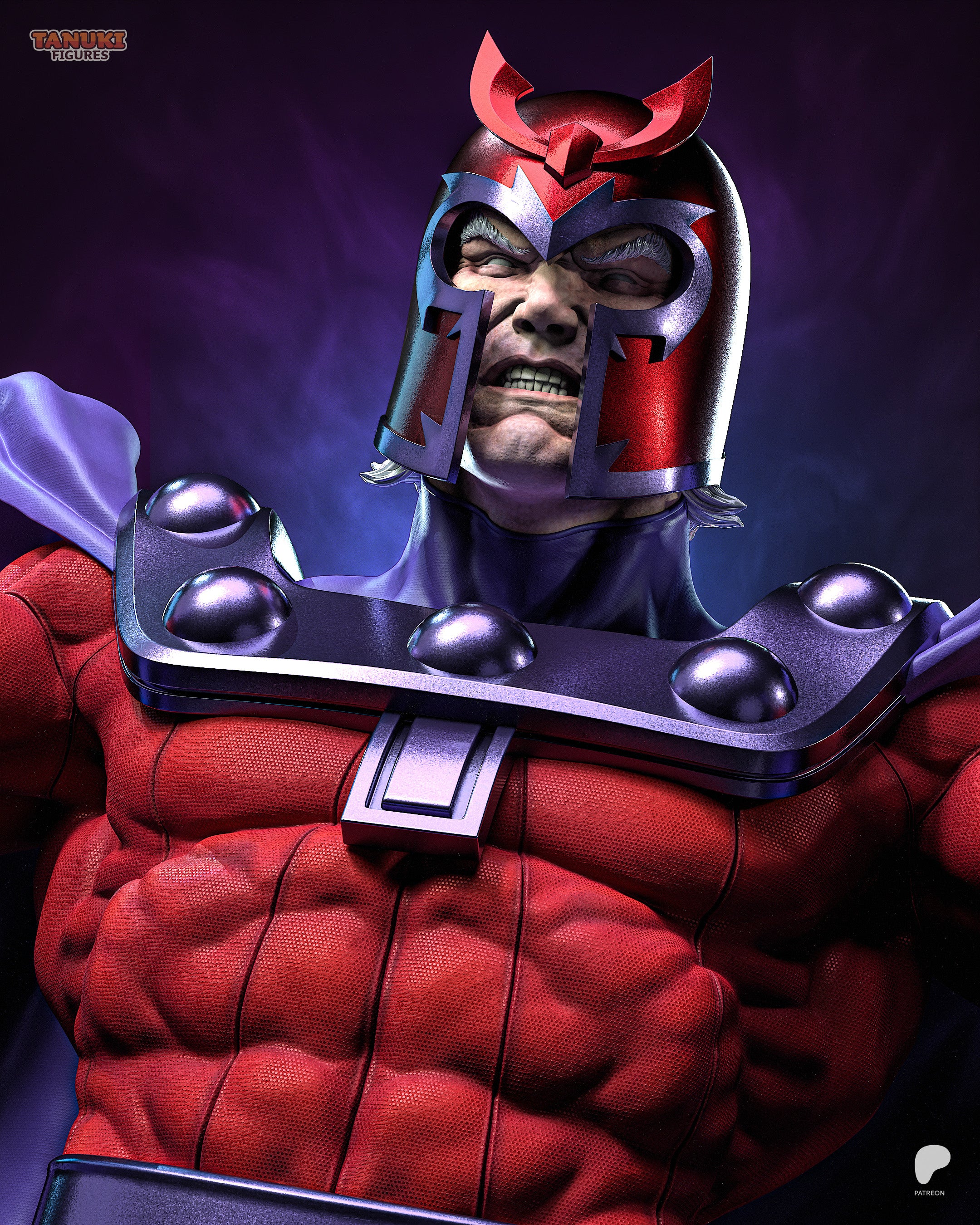 Magneto - X-Men | Custom Statue 3D printed figure