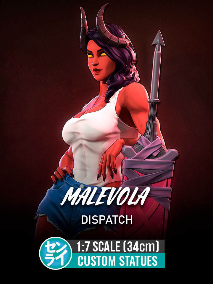 Malevola - Dispatch | Custom Statue 3D printed figure