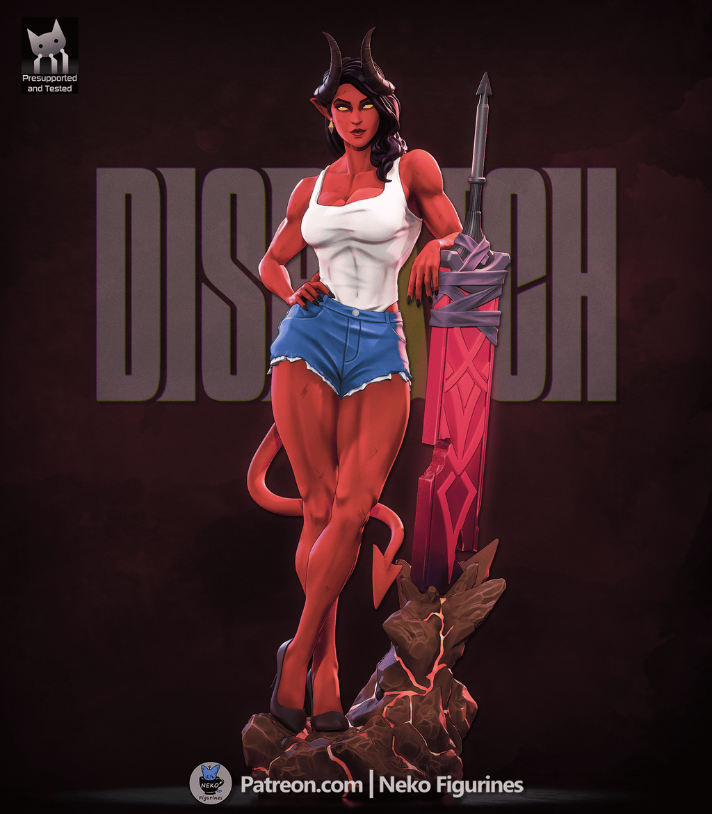 Malevola - Dispatch | Custom Statue 3D printed figure