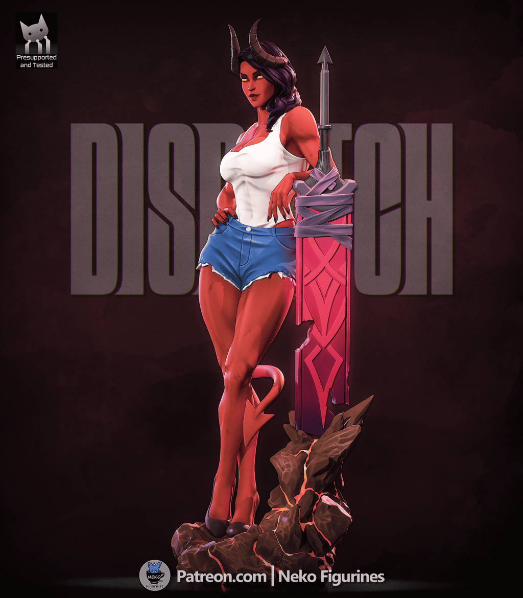 Malevola - Dispatch | Custom Statue 3D printed figure