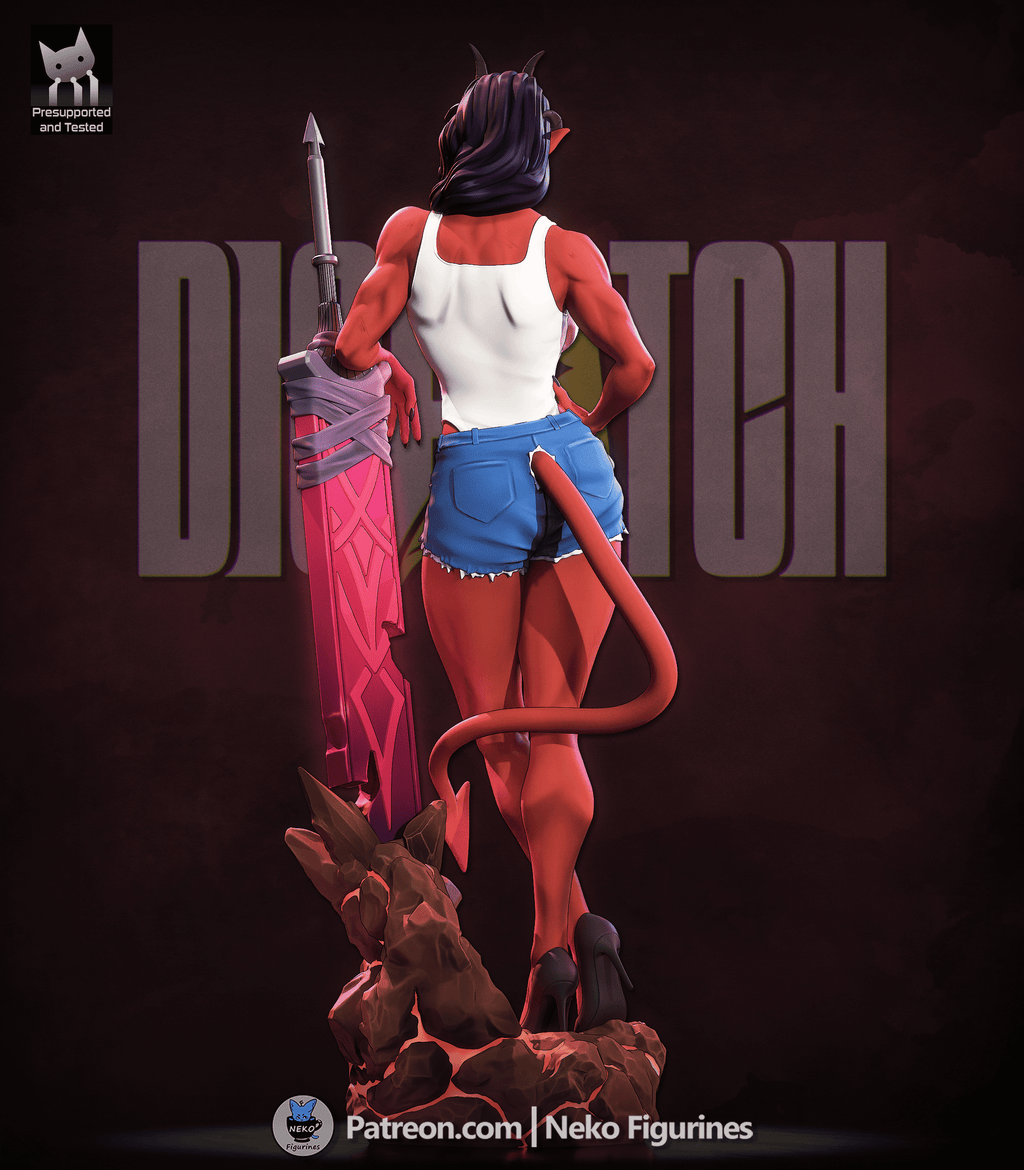 Malevola - Dispatch | Custom Statue 3D printed figure