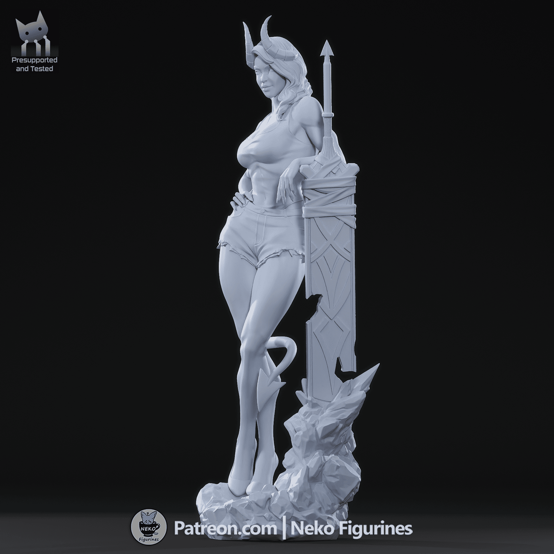 Malevola - Dispatch | Custom Statue 3D printed figure
