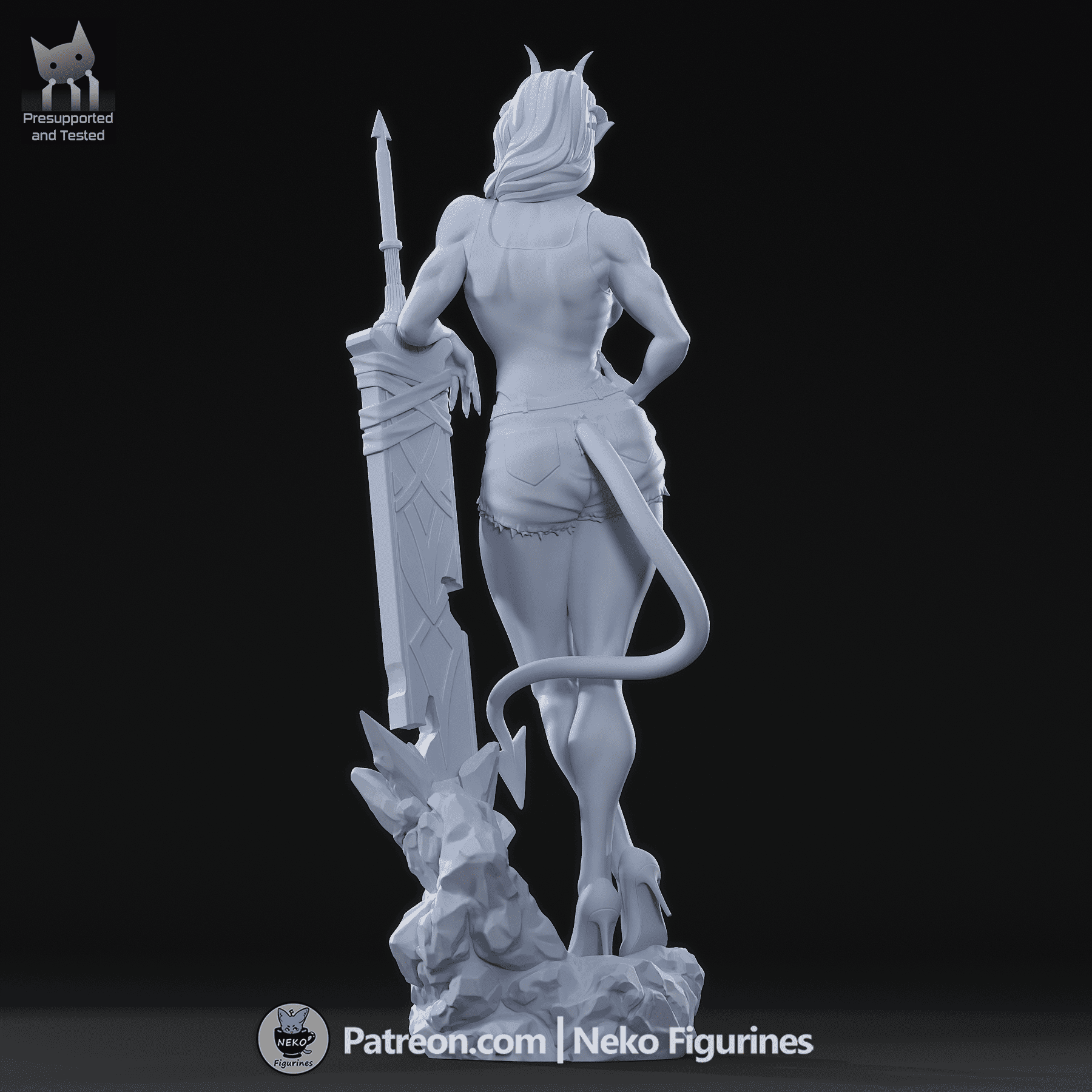 Malevola - Dispatch | Custom Statue 3D printed figure