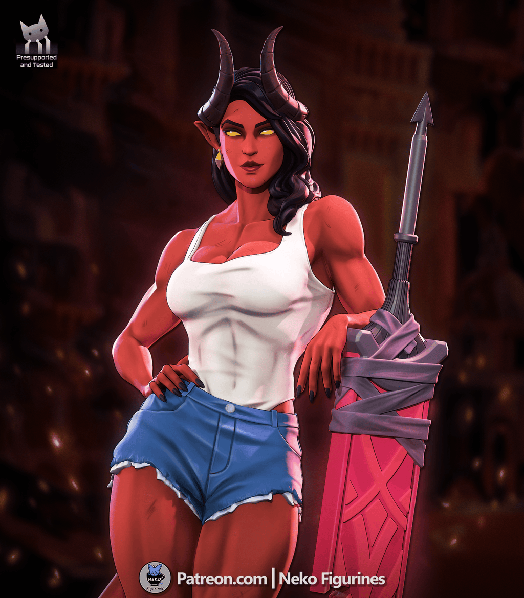 Malevola - Dispatch | Custom Statue 3D printed figure