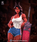 Malevola - Dispatch | Custom Statue 3D printed figure