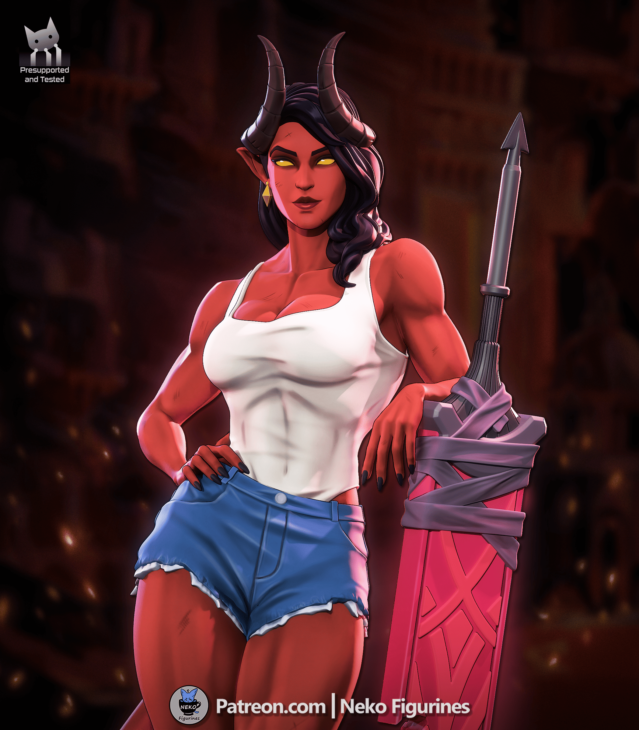 Malevola - Dispatch | Custom Statue 3D printed figure