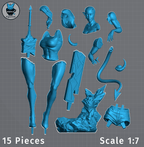 Malevola - Dispatch | Custom Statue 3D printed figure