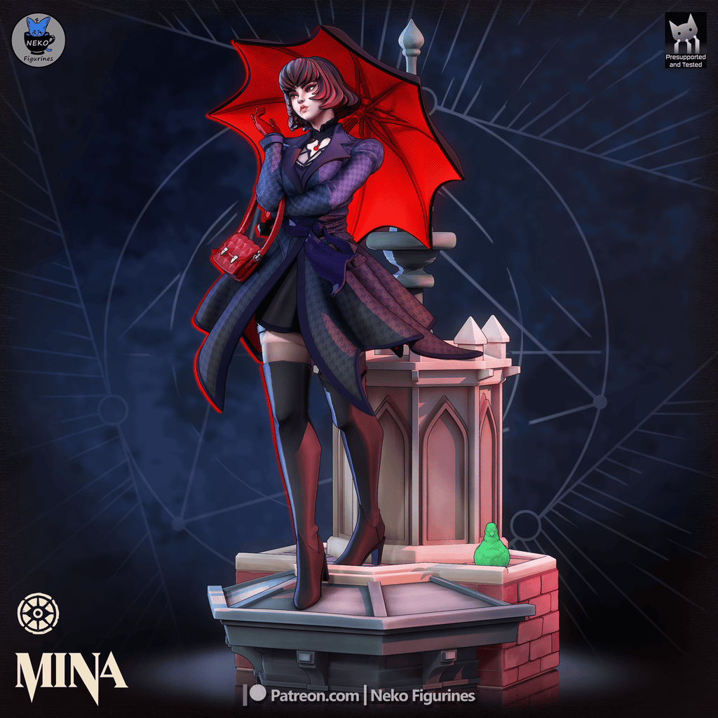 Mina - Deadlock | Custom Statue 3D printed figure