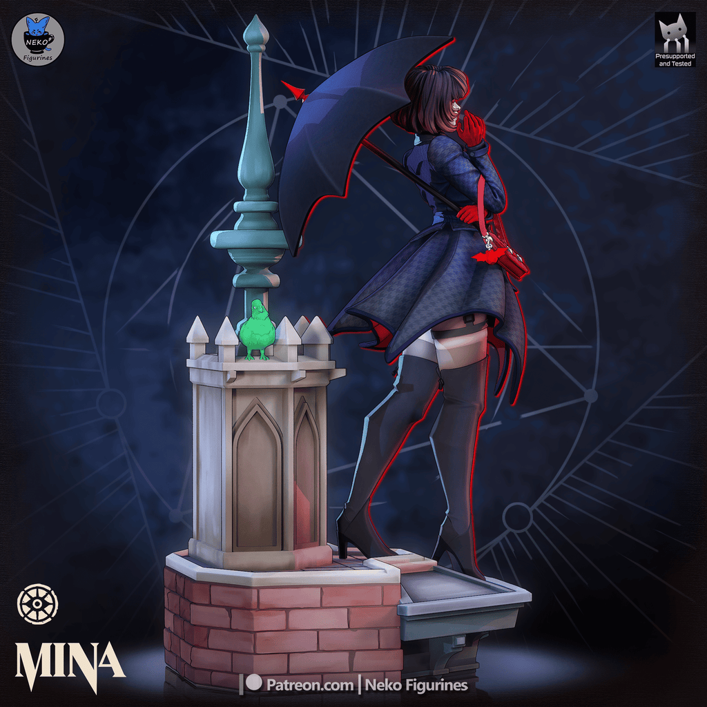 Mina - Deadlock | Custom Statue 3D printed figure