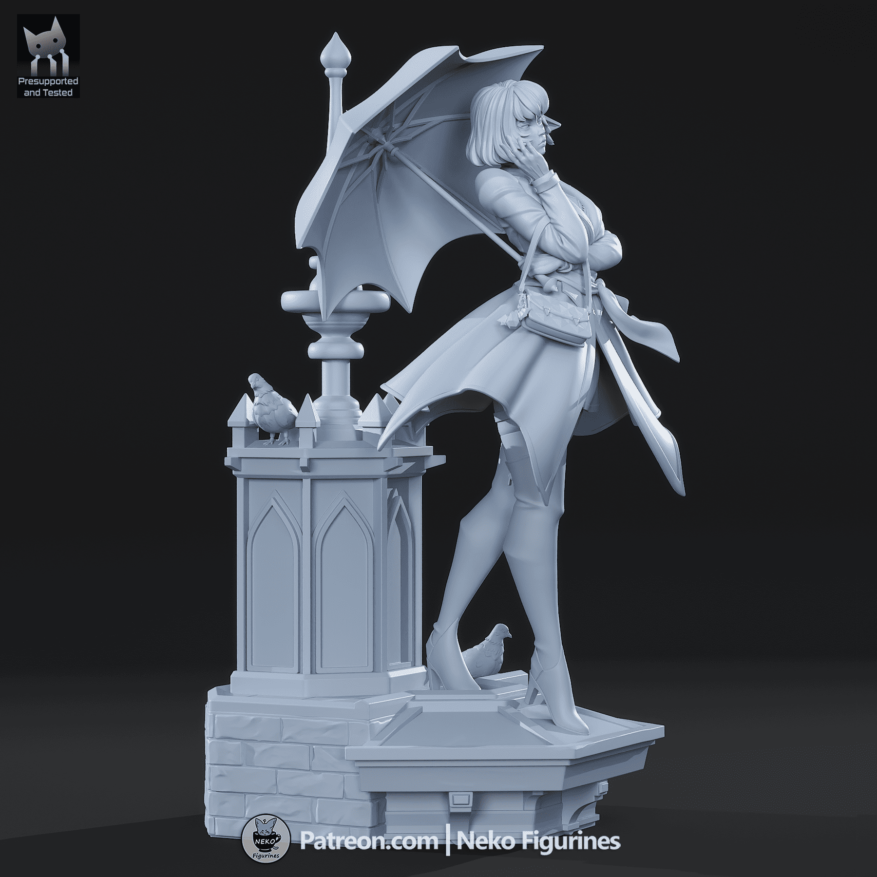 Mina - Deadlock | Custom Statue 3D printed figure