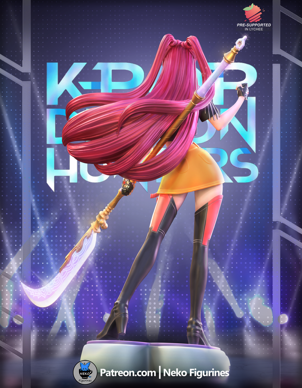 Mira - KPOP Demon Hunters | Custom Statue 3D printed figure