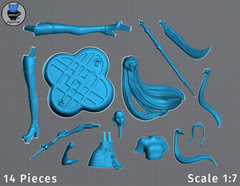 Mira - KPOP Demon Hunters | Custom Statue 3D printed figure