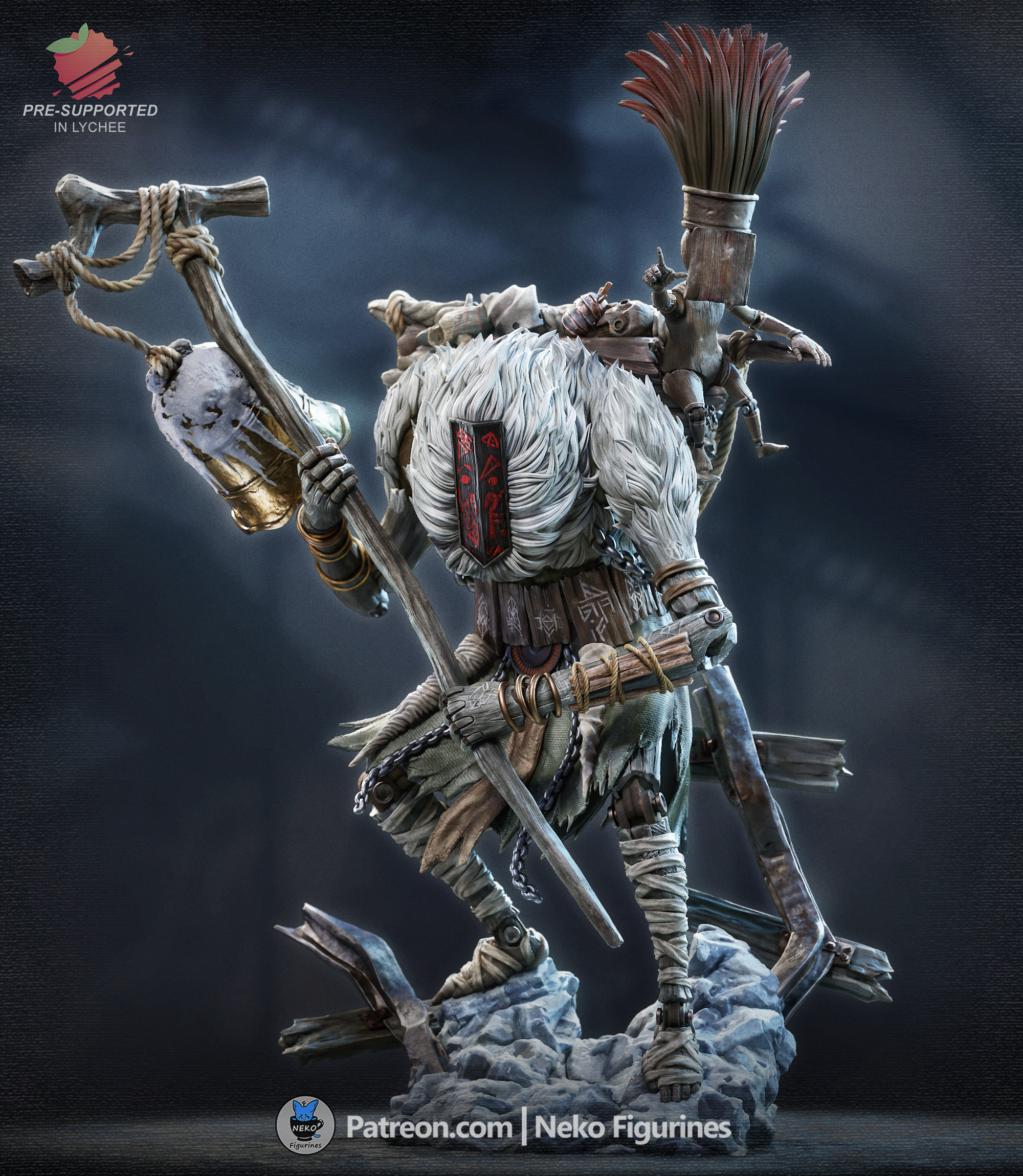 Monoco - Expedition 33 | Custom Statue 3D printed figure