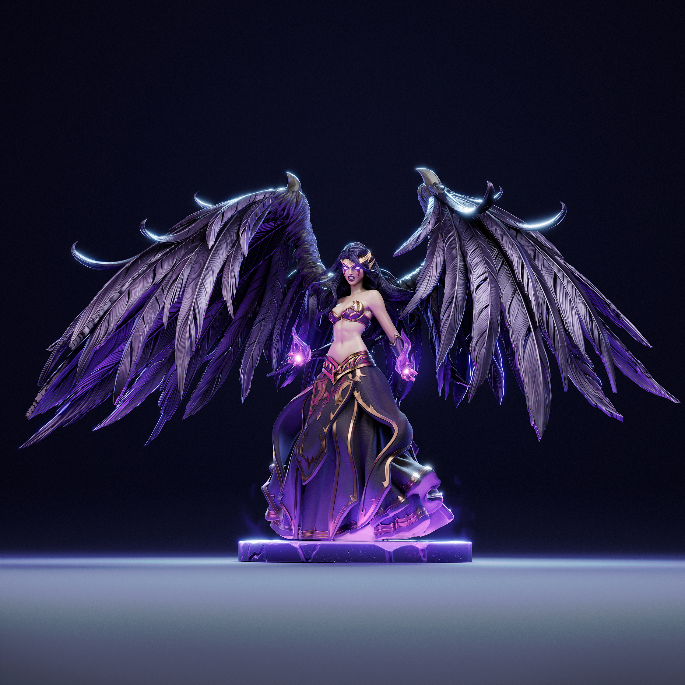 Morgana – League of Legends | Custom Statue 3D printed figure