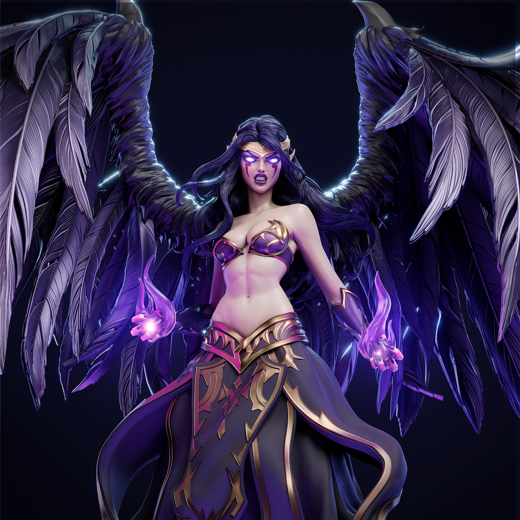 Morgana – League of Legends | Custom Statue 3D printed figure