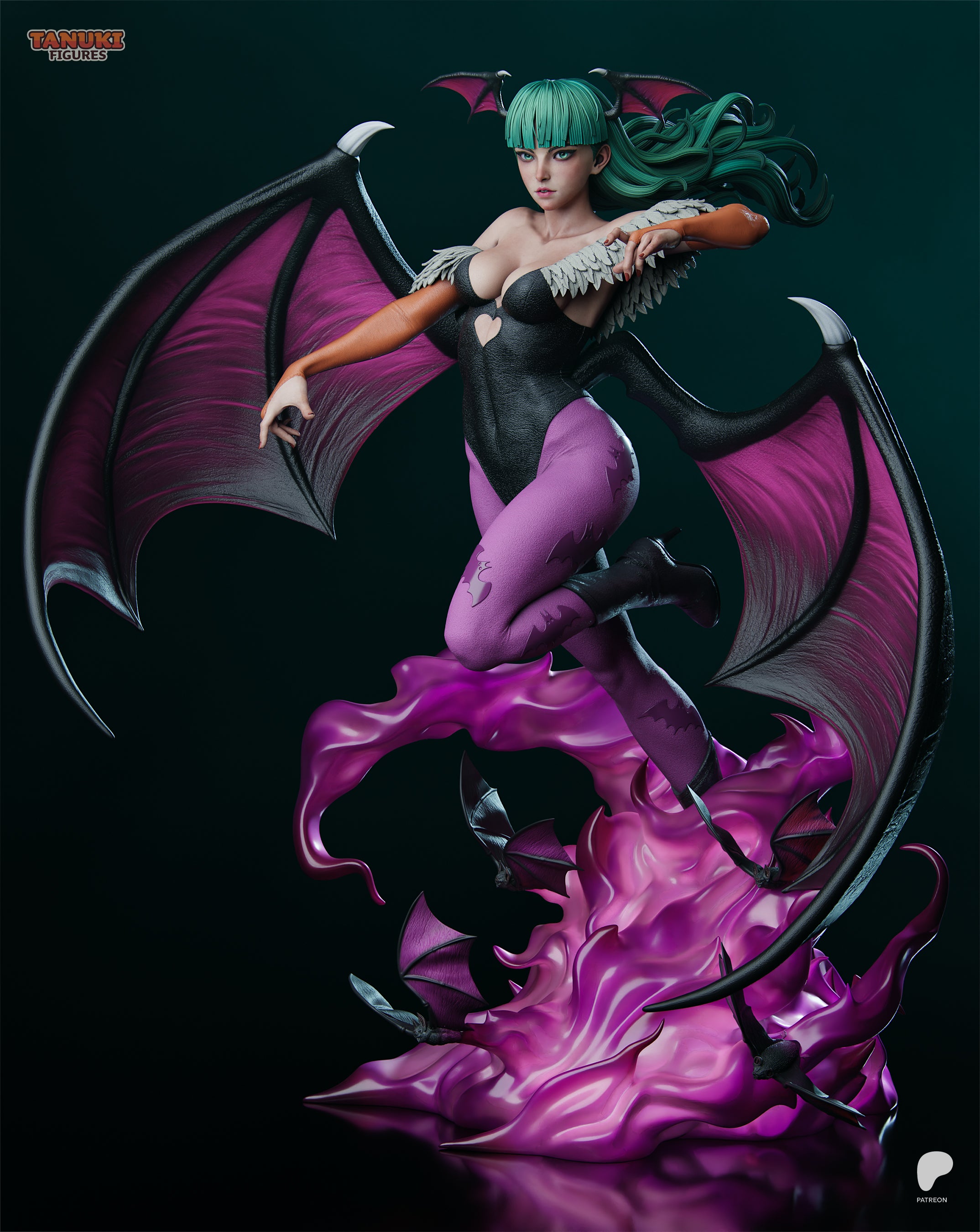 Morrigan - Darkstalkers | Custom Statue 3D printed figure