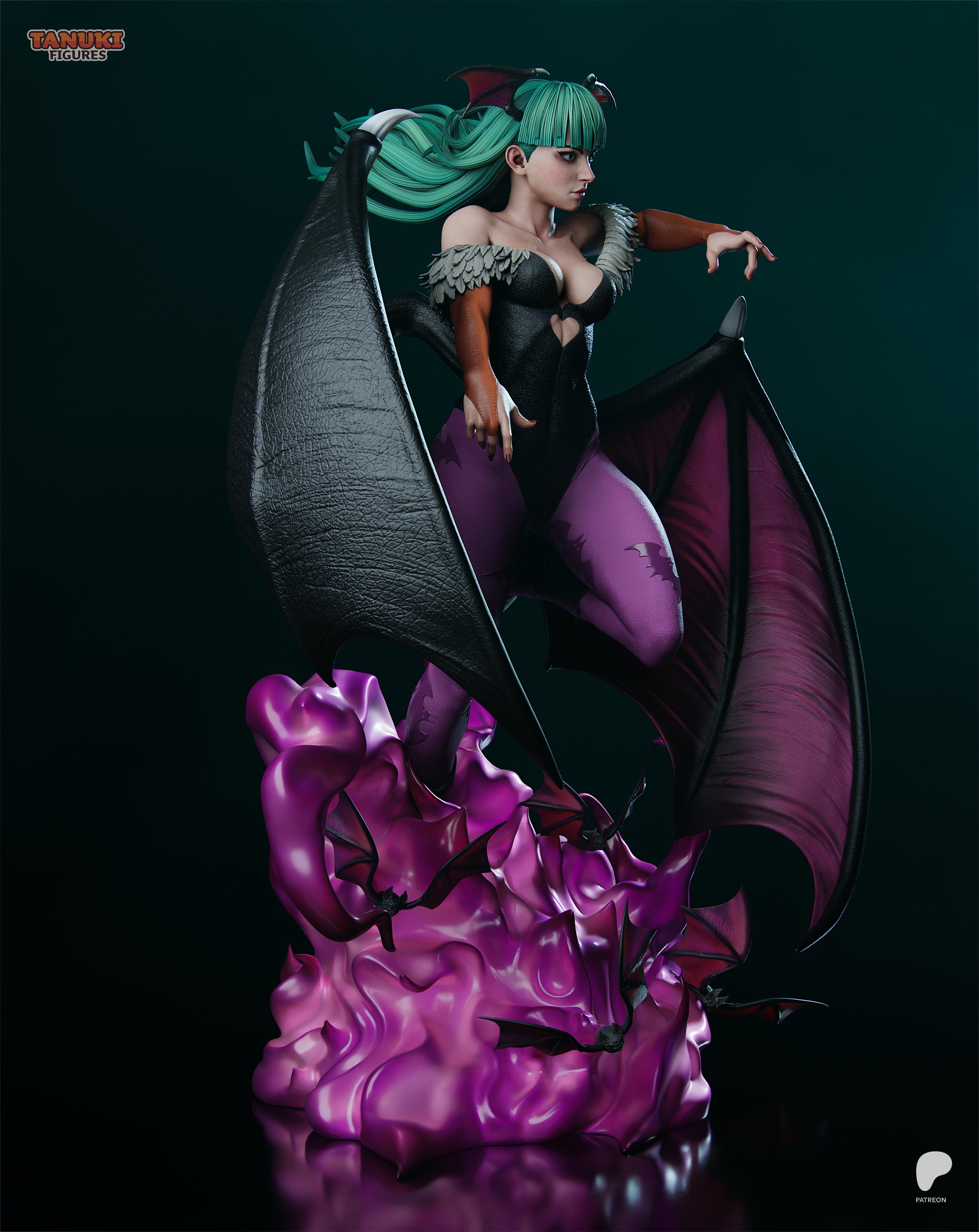 Morrigan - Darkstalkers | Custom Statue 3D printed figure
