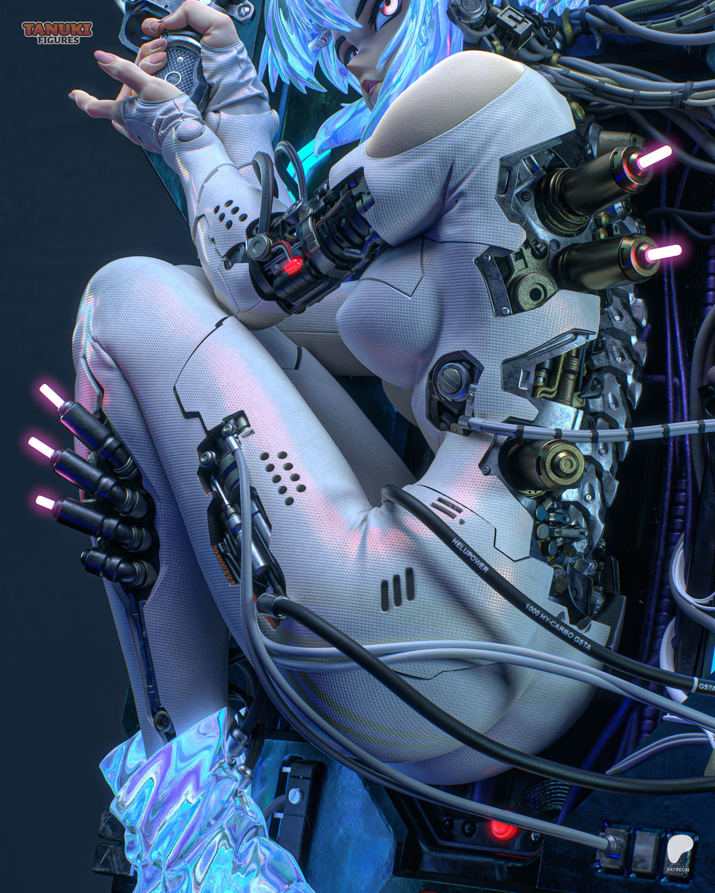 Motoko Kusanagi - Ghost in the Shell | Custom Statue 3D printed figure