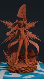 Kikoru Shinomiya - Kaiju N8 | Custom Statue 3D printed figure