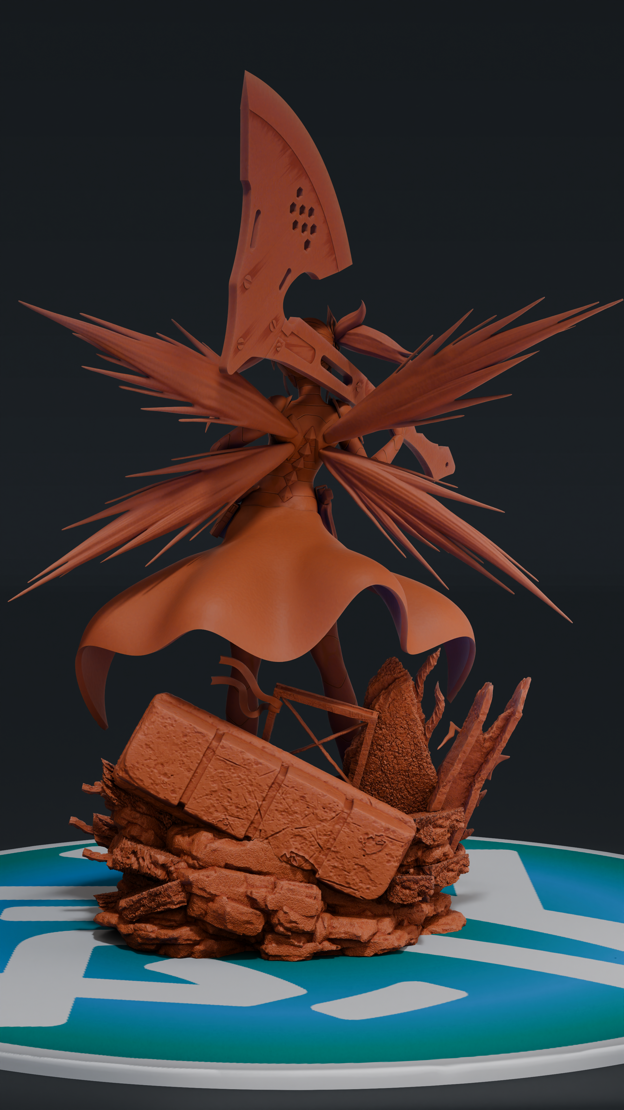 Kikoru Shinomiya - Kaiju N8 | Custom Statue 3D printed figure