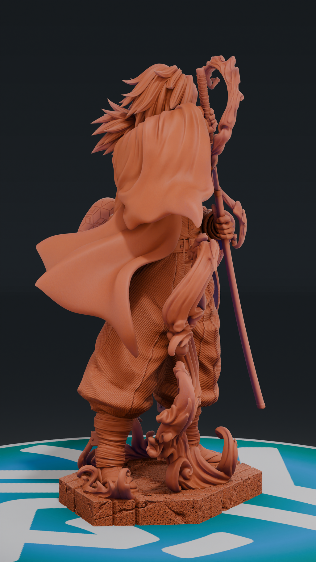 Giyu Tomioka - Kimetsu no Yaiba | Custom Statue 3D printed figure