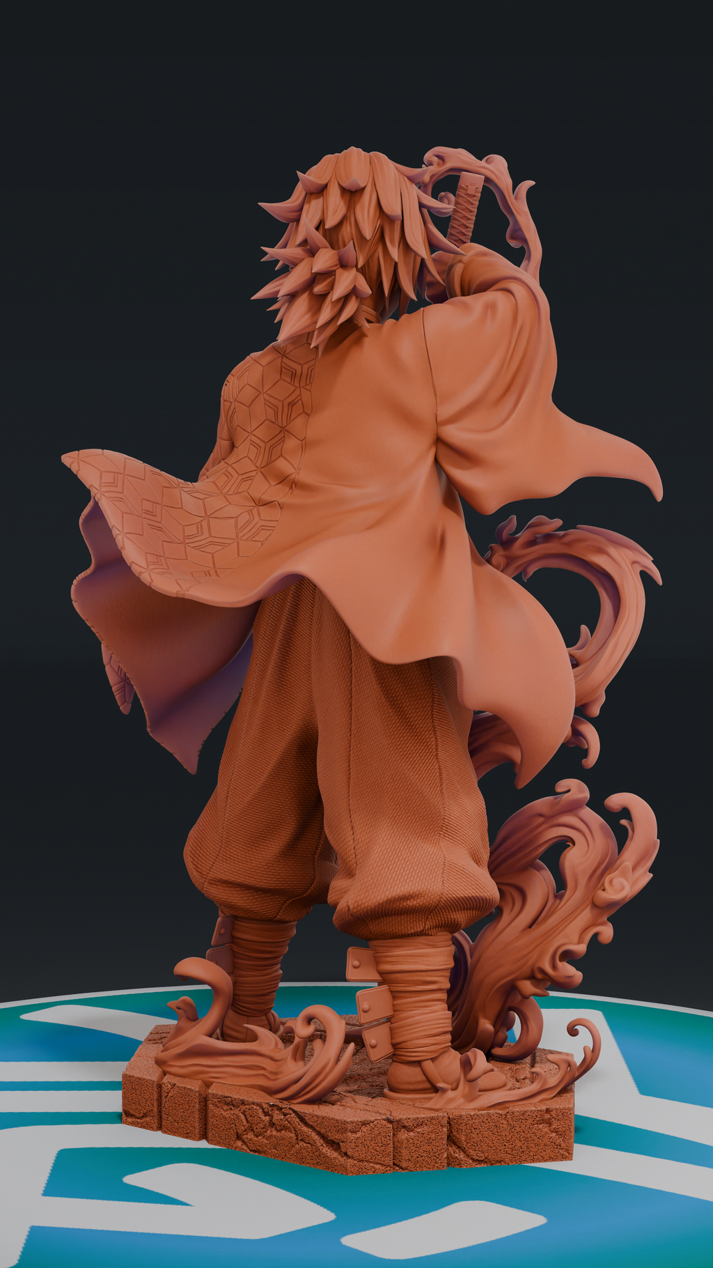 Giyu Tomioka - Kimetsu no Yaiba | Custom Statue 3D printed figure
