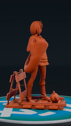 Momo Ayase - Dan Da Dan | Custom Statue 3D printed figure