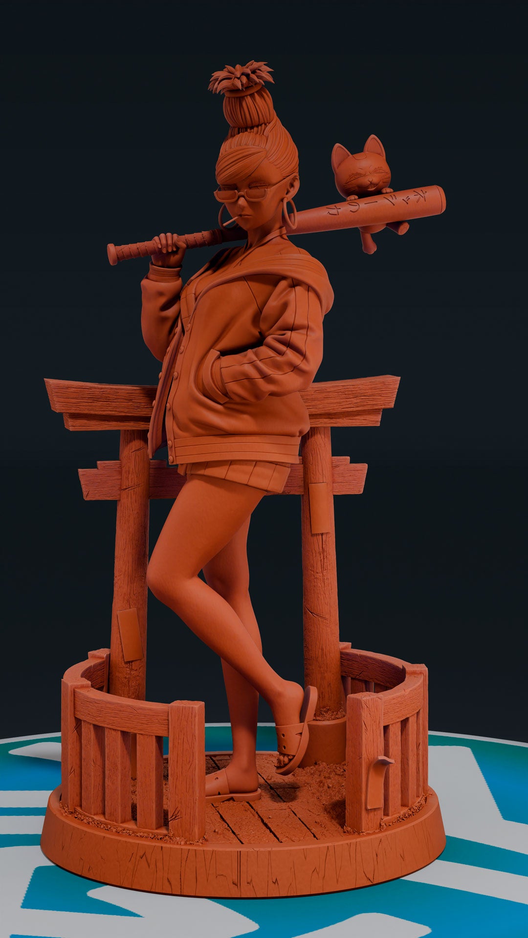 Seiko Ayase - Dan Da Dan | Custom Statue 3D printed figure