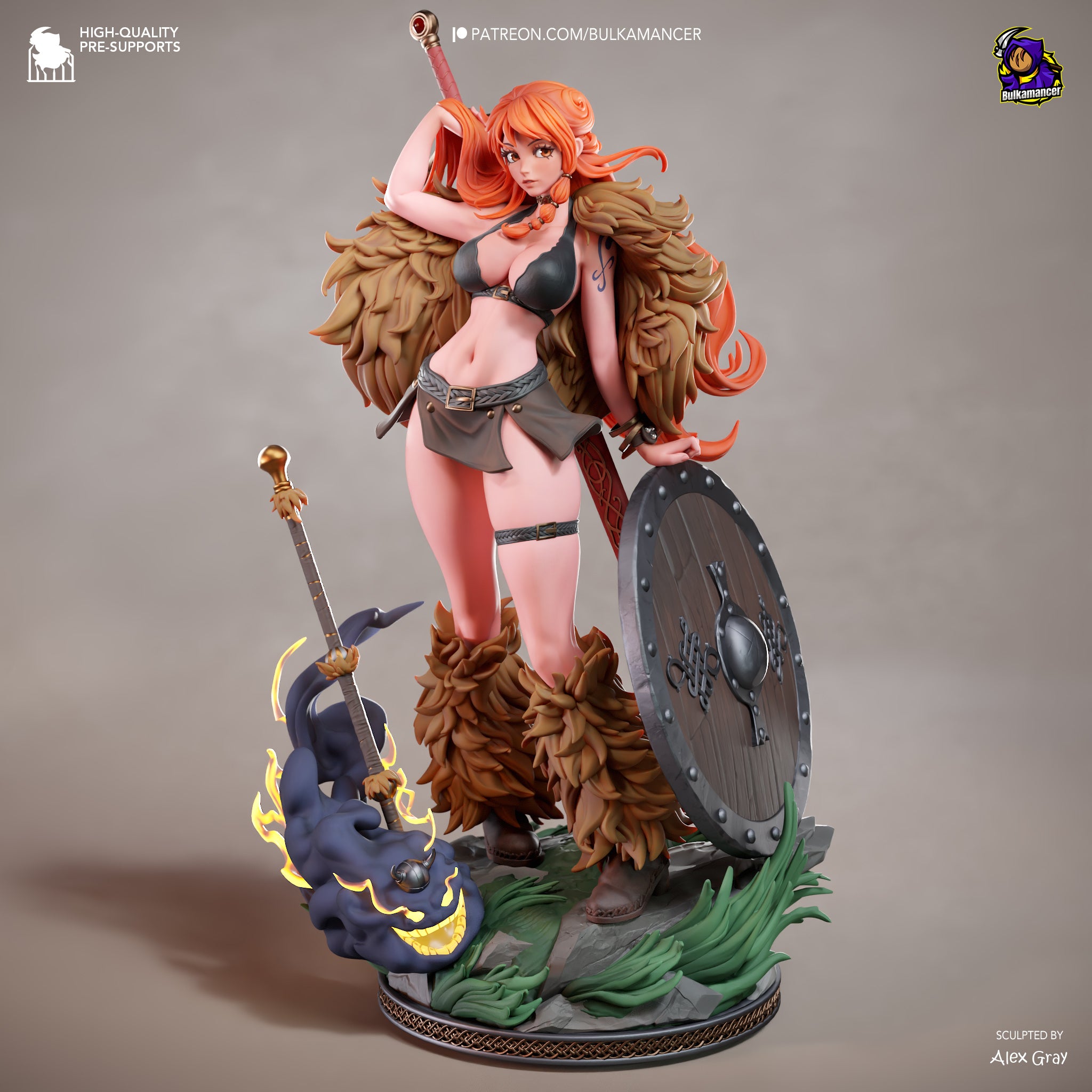 Nami Elbaf Arc- One Piece | Custom Statue 3D printed figure