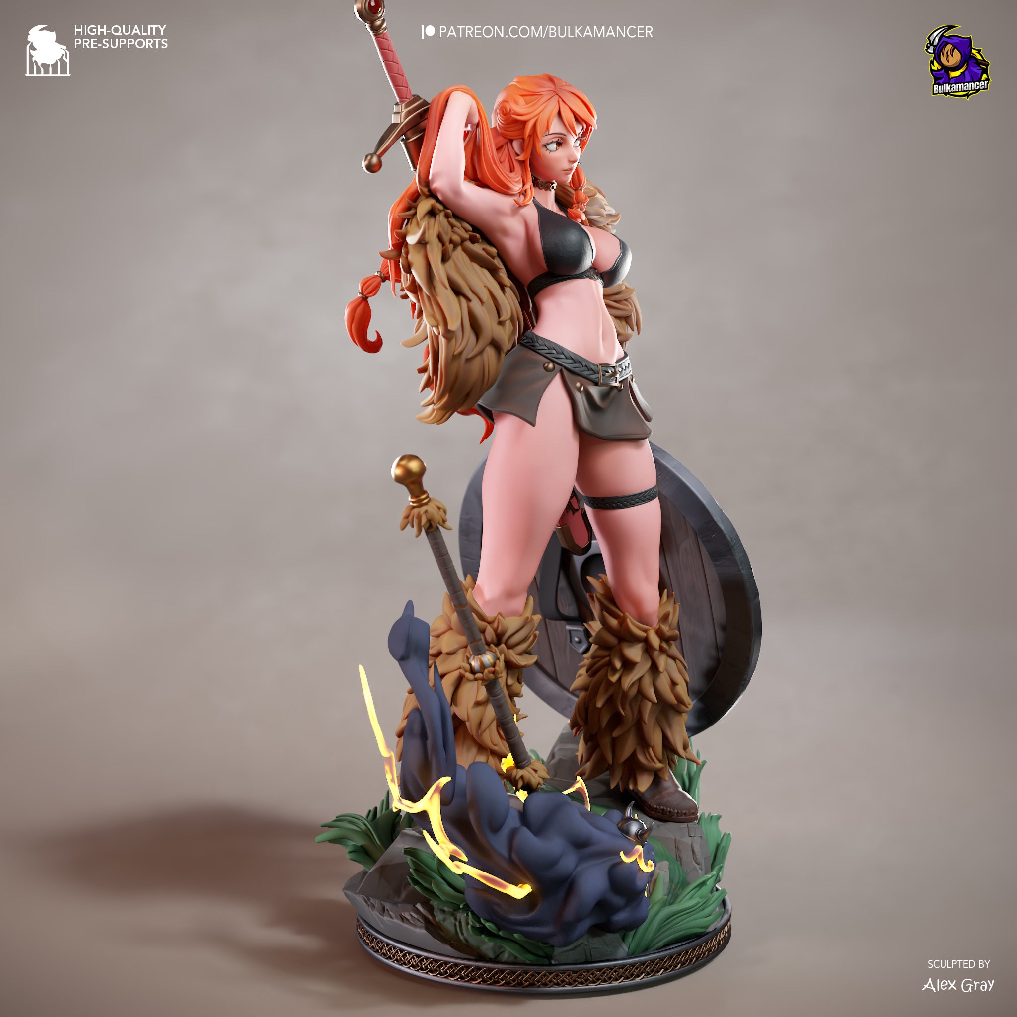 Nami Elbaf Arc- One Piece | Custom Statue 3D printed figure