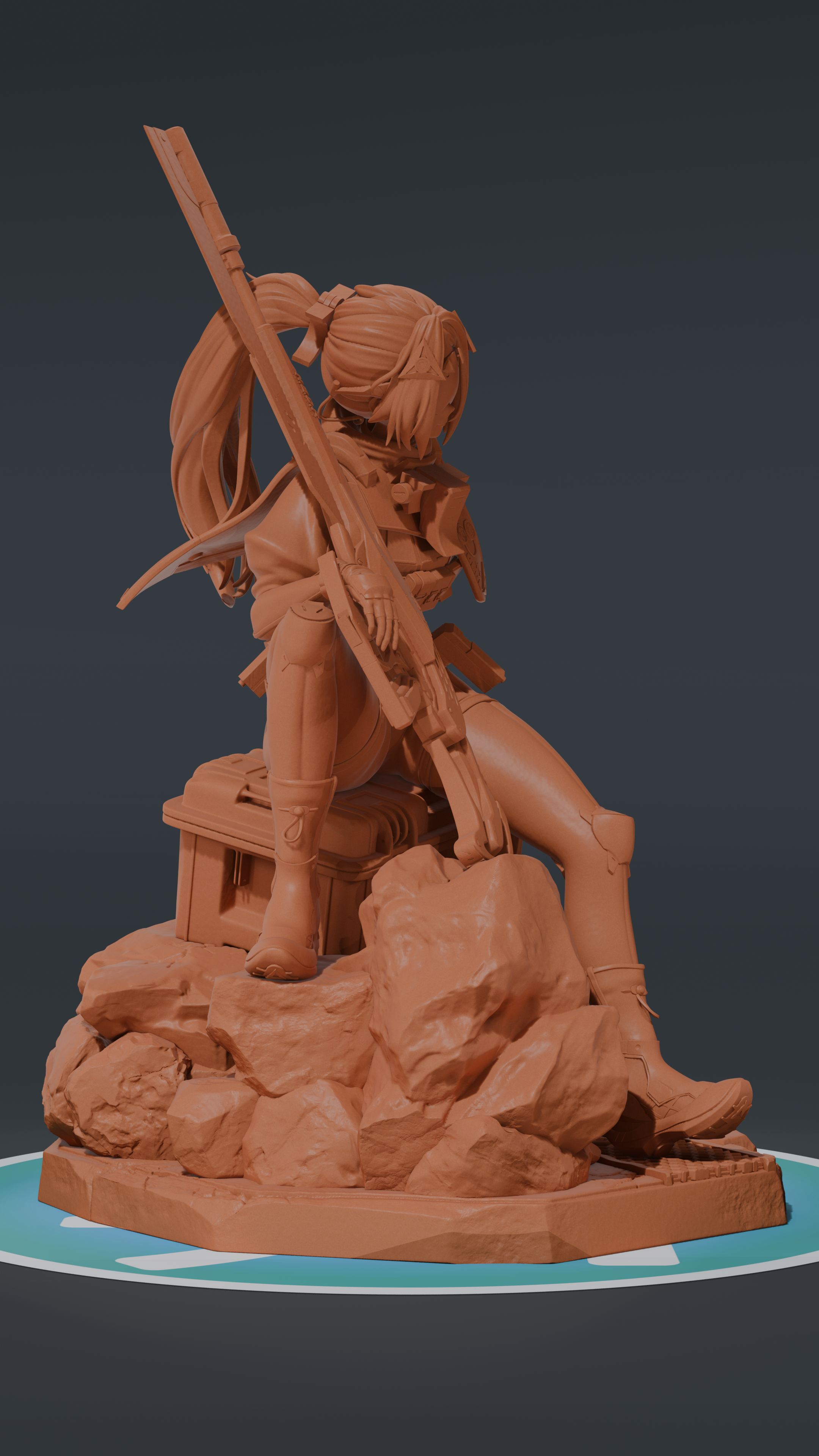 Trigger - Zenless Zone Zero ZZZ | Custom Statue 3D printed figure