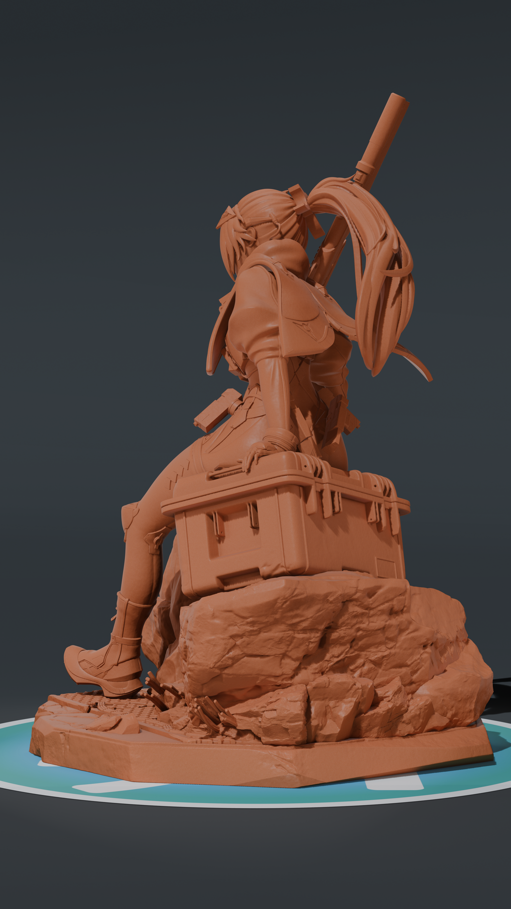 Trigger - Zenless Zone Zero ZZZ | Custom Statue 3D printed figure