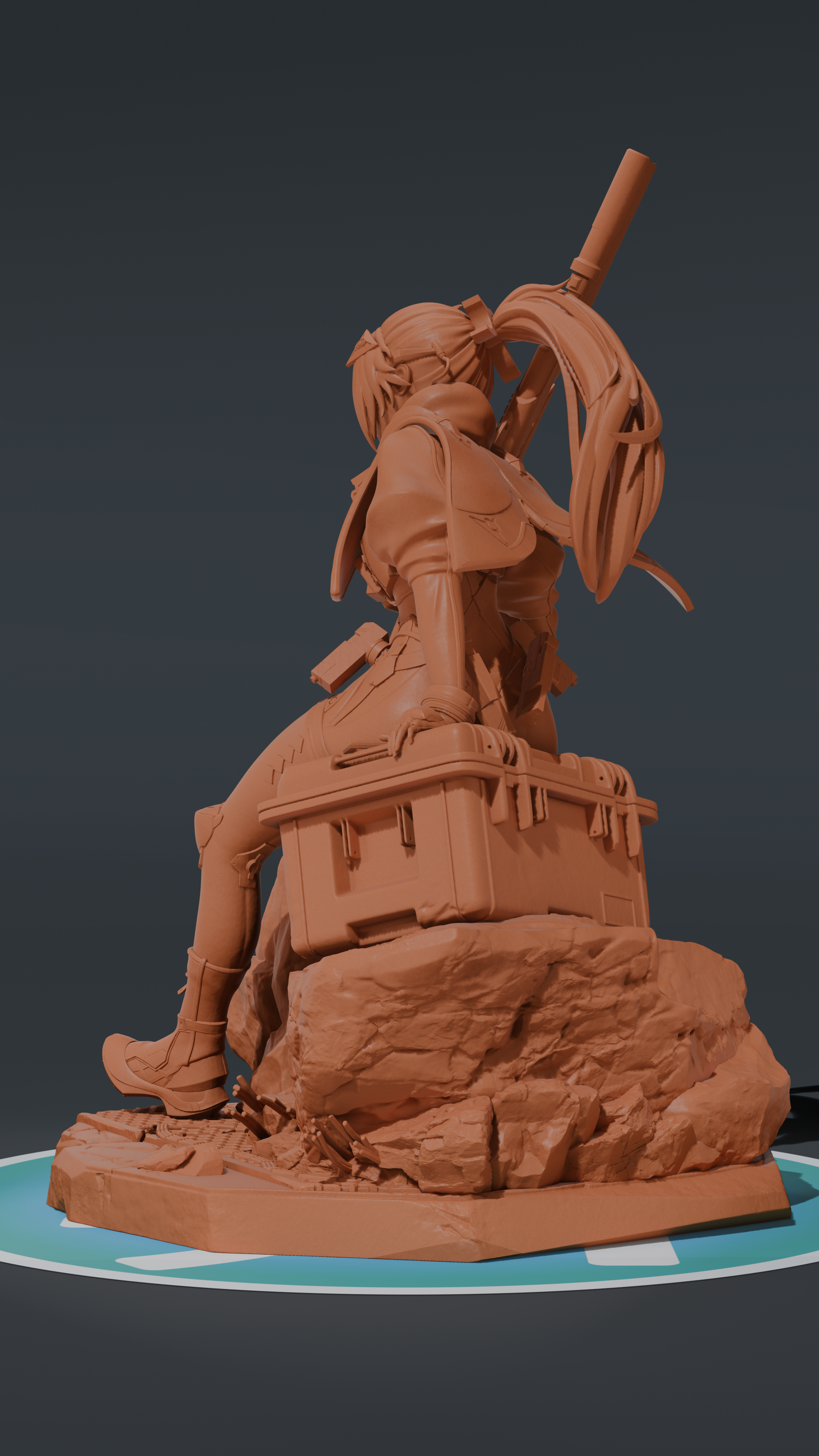 Trigger - Zenless Zone Zero ZZZ | Custom Statue 3D printed figure