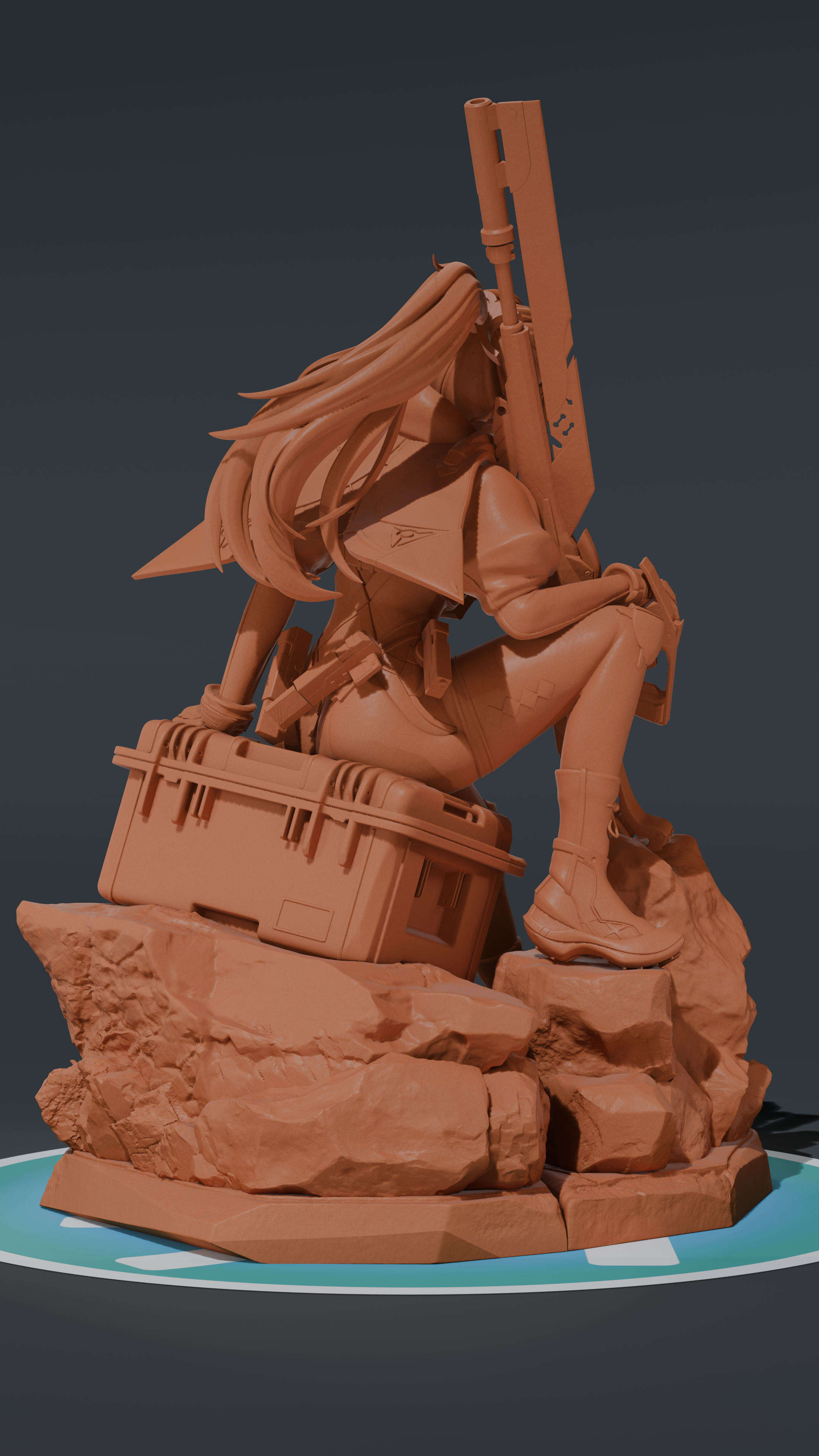 Trigger - Zenless Zone Zero ZZZ | Custom Statue 3D printed figure