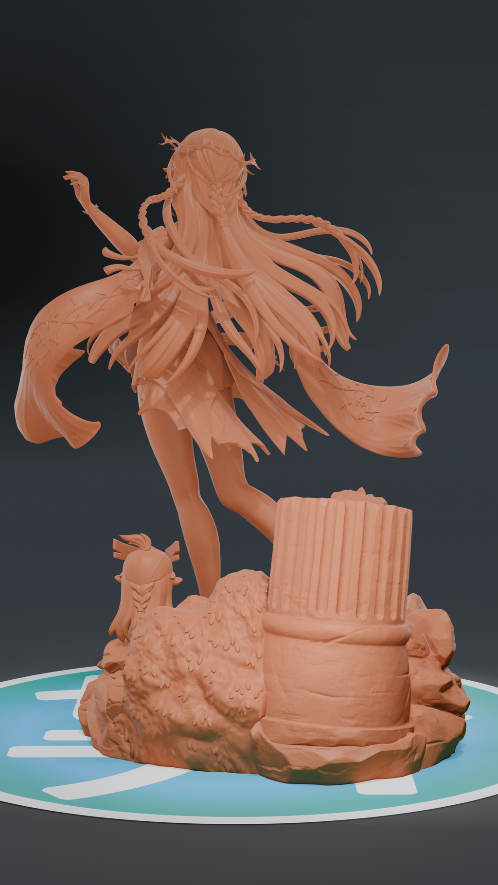 Cartethyia - Wuthering Waves | Custom Statue 3D printed figure