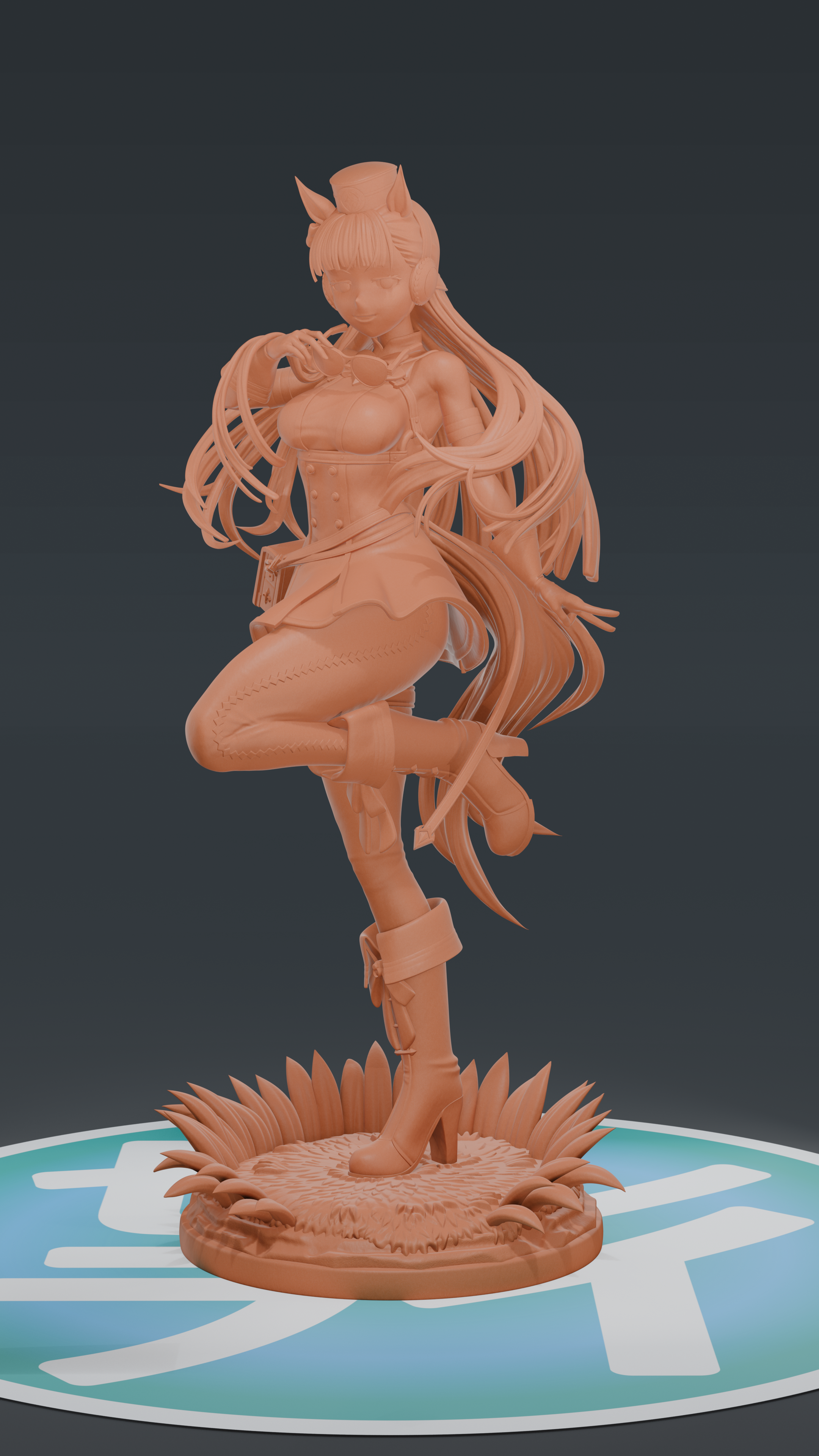 Gold Ship - Uma Musume | Custom Statue 3D printed figure