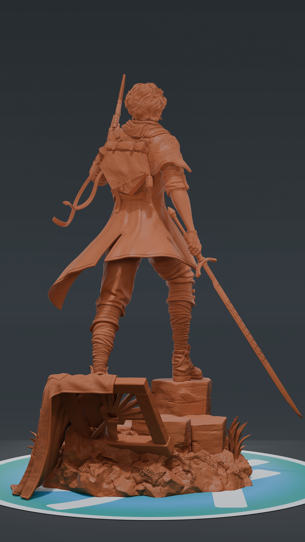 Gustave - Expedition 33 | Custom Statue 3D printed figure