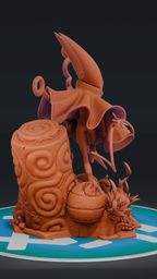 Hornet Diorama - Hollow Knight Silksong | Custom Statue 3D printed figure