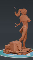 Maelle - Expedition 33 | Custom Statue 3D printed figure