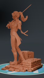 Maelle - Expedition 33 | Custom Statue 3D printed figure