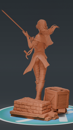 Maelle - Expedition 33 | Custom Statue 3D printed figure