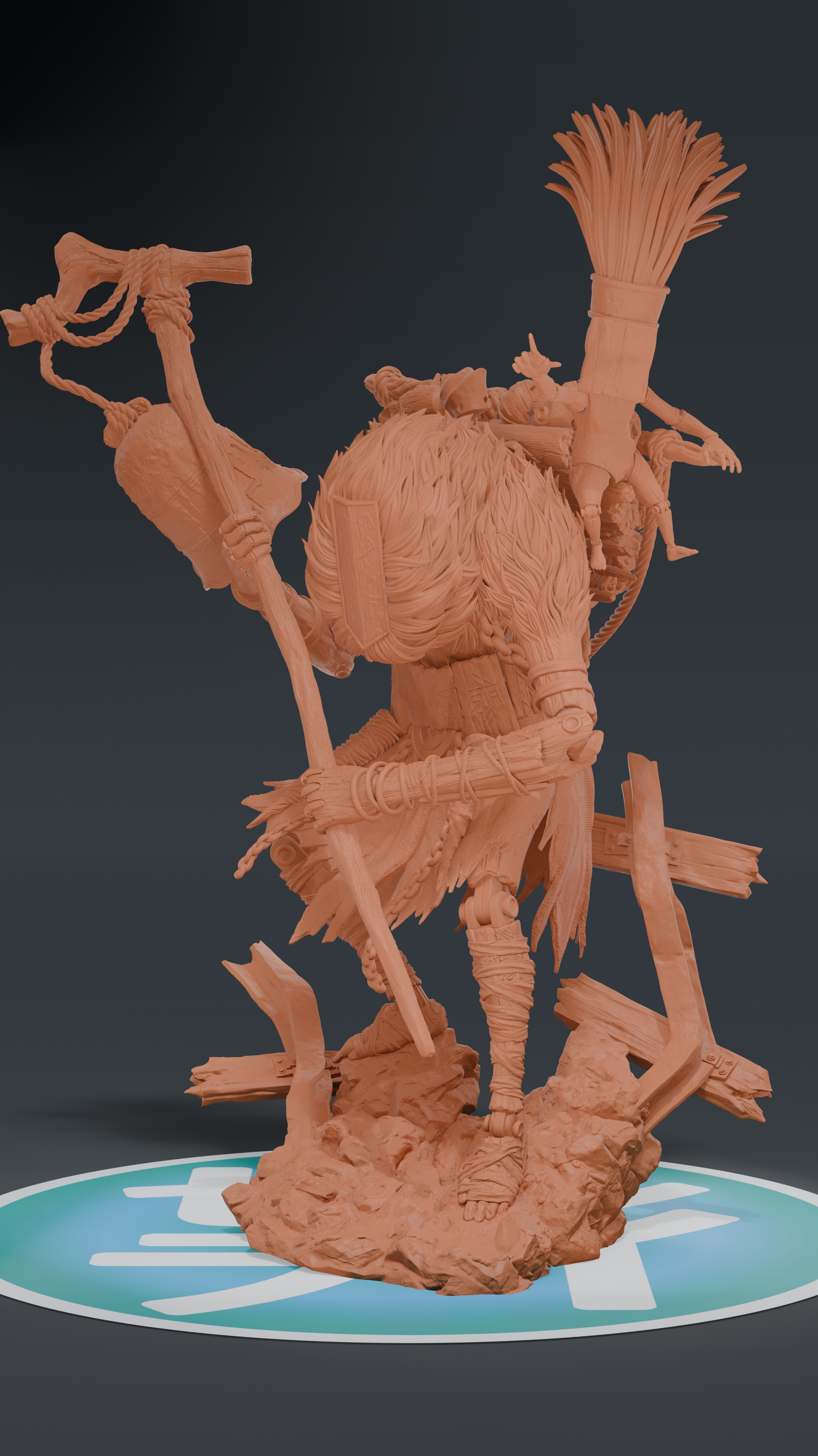 Monoco - Expedition 33 | Custom Statue 3D printed figure