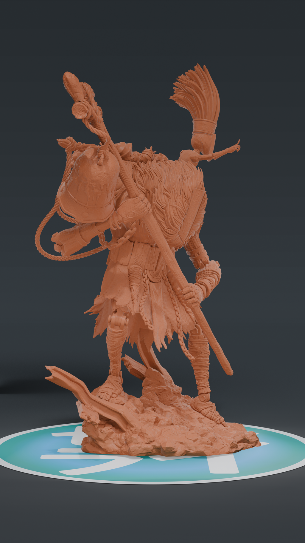 Monoco - Expedition 33 | Custom Statue 3D printed figure