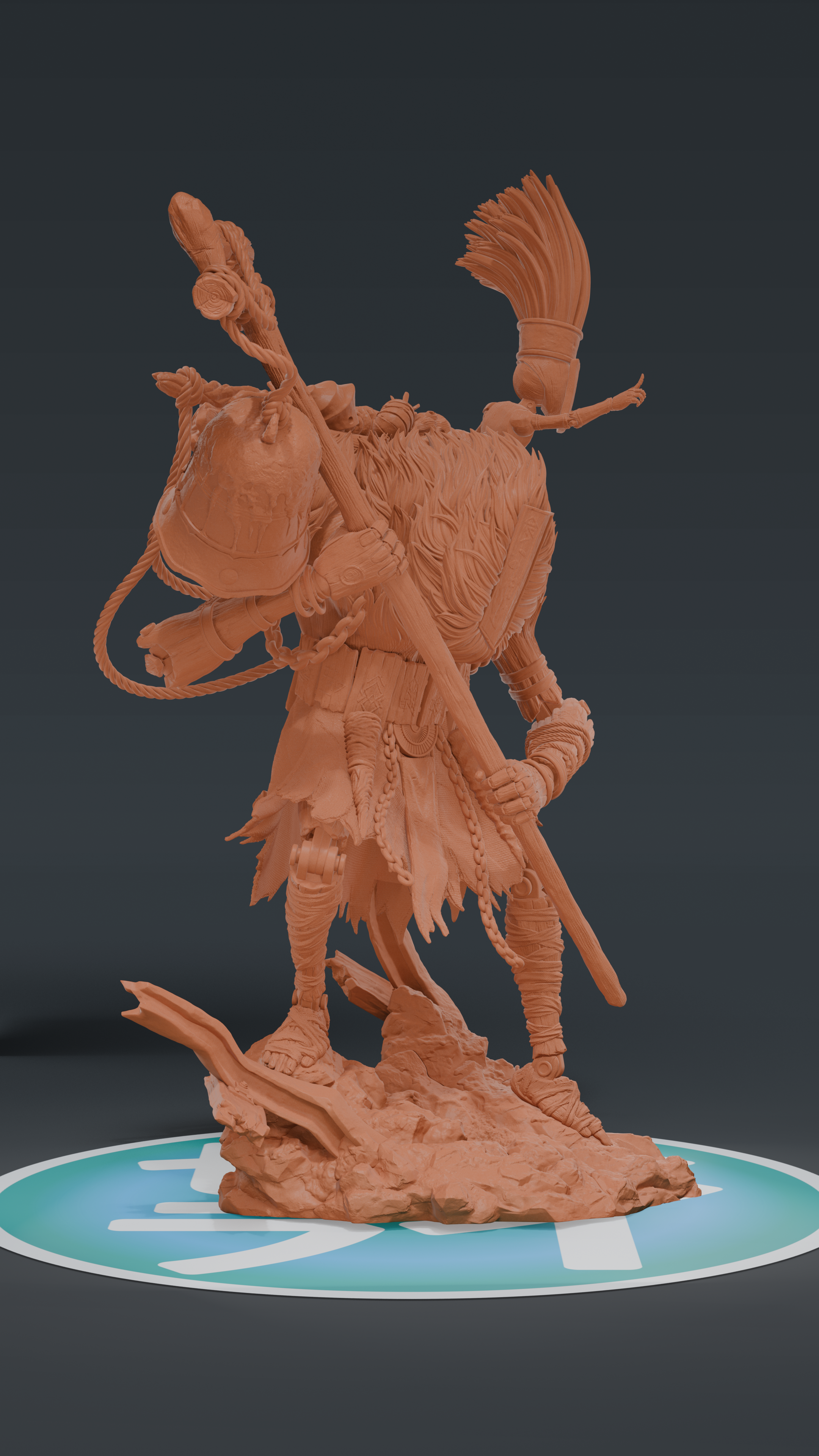 Monoco - Expedition 33 | Custom Statue 3D printed figure