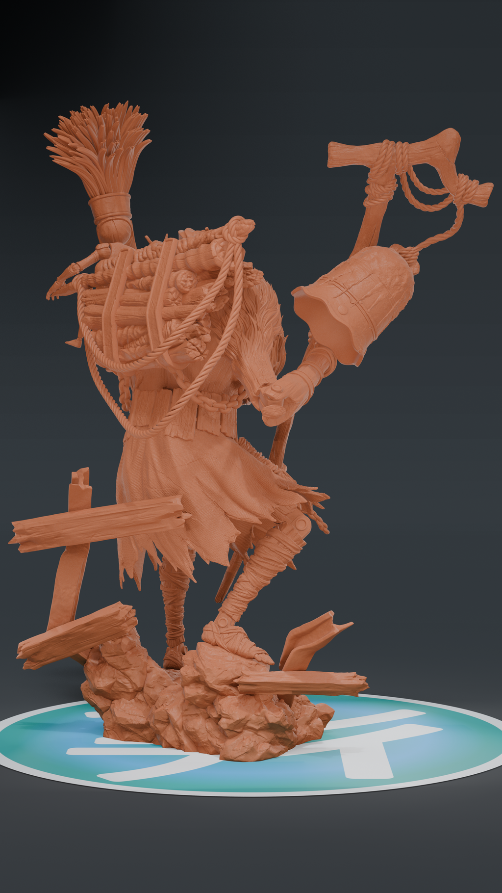 Monoco - Expedition 33 | Custom Statue 3D printed figure